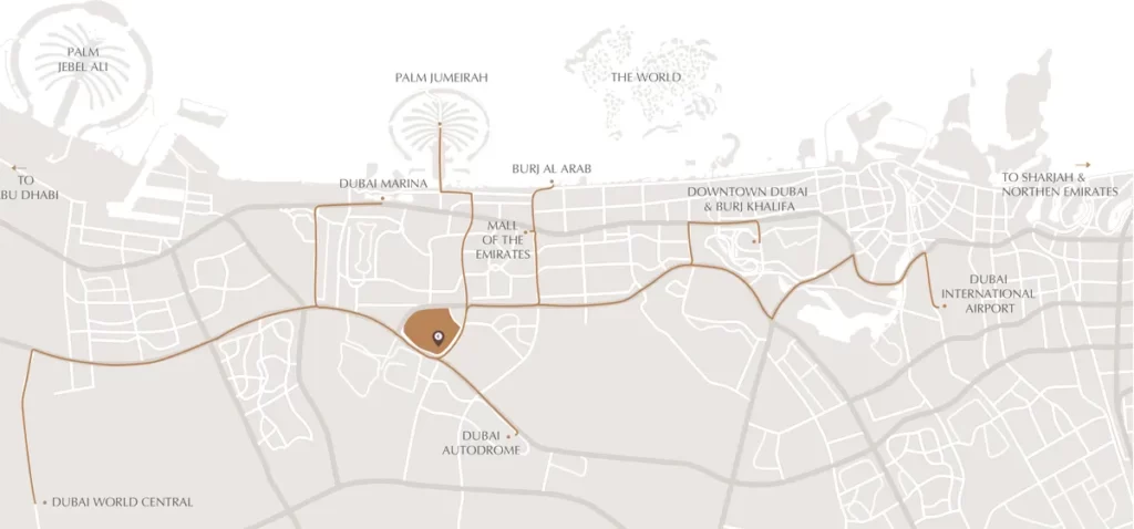 The Portman_Location Map