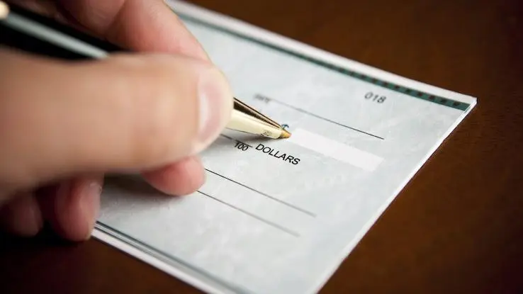 Image of Cheque