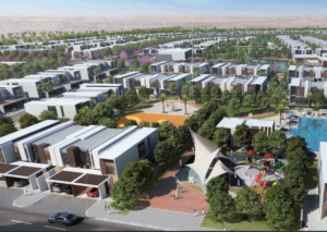 Cherrywoods townhouses in Dubailand